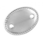 Pinza Chupete ovalo perla