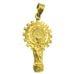 Medalla Virgen del Pilar recortada