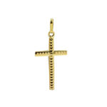 Cruz oro tallada 21X12mm