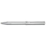 Bolígrafo rallado liso plata925
