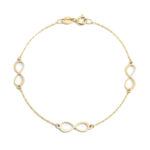 Pulsera oro 3 infinitos