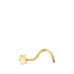 Piercing oro nariz estrella