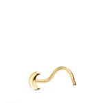 Piercing nariz oro luna