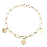 Pulsera oro 3 discos