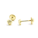 Pendientes media bola 4mm