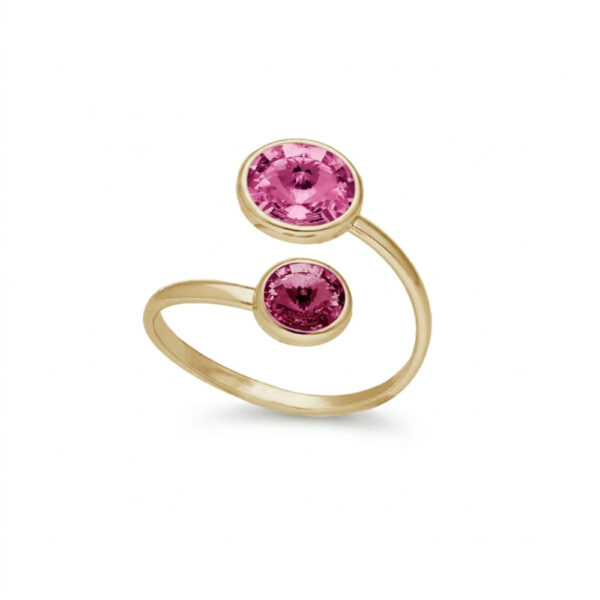 Anillo abierto rosa A4224-2DA