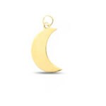 Colgante Luna lisa 18x12mm