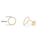 Pendiente Aro liso 10mm
