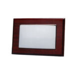 Placa lisa plata 27.8x20.5cm