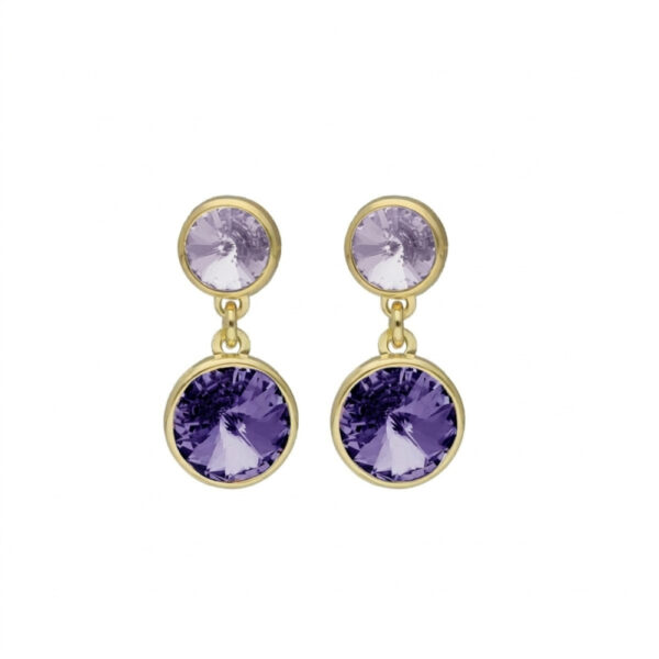 Pendiente doble Tanzanite A4221-12DT