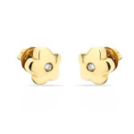 Pendientes flor diamante