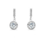 Pendientes Largos novia circonita
