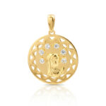 Medalla Virgen niña 17mm