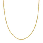 Cadena Barbada maciza 1mm 40cm
