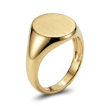 Sello cadete oval liso
