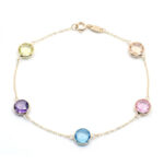 Pulsera 5 motivos redondos color