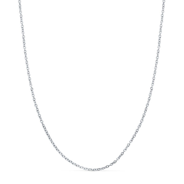 Cadena oro blanco forzae fina 42cm