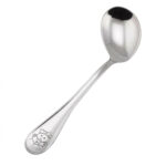 Papillera plata niña 14cm