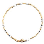 Pulsera bicolor ojo ancho 2.6mm