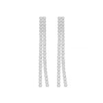 Pendientes 2 cadena circonita A4479-07HT