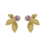 Pendientes cristal violeta A5273-31DT