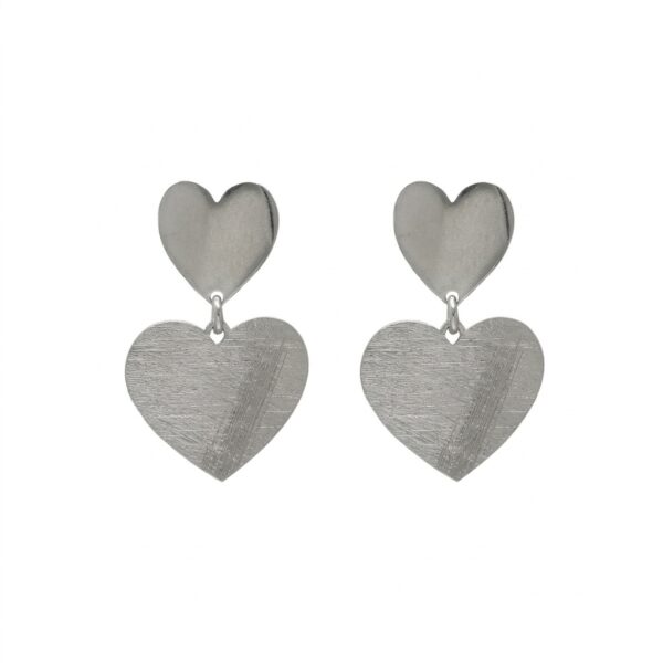 Pendientes 2 corazones A5355-HT