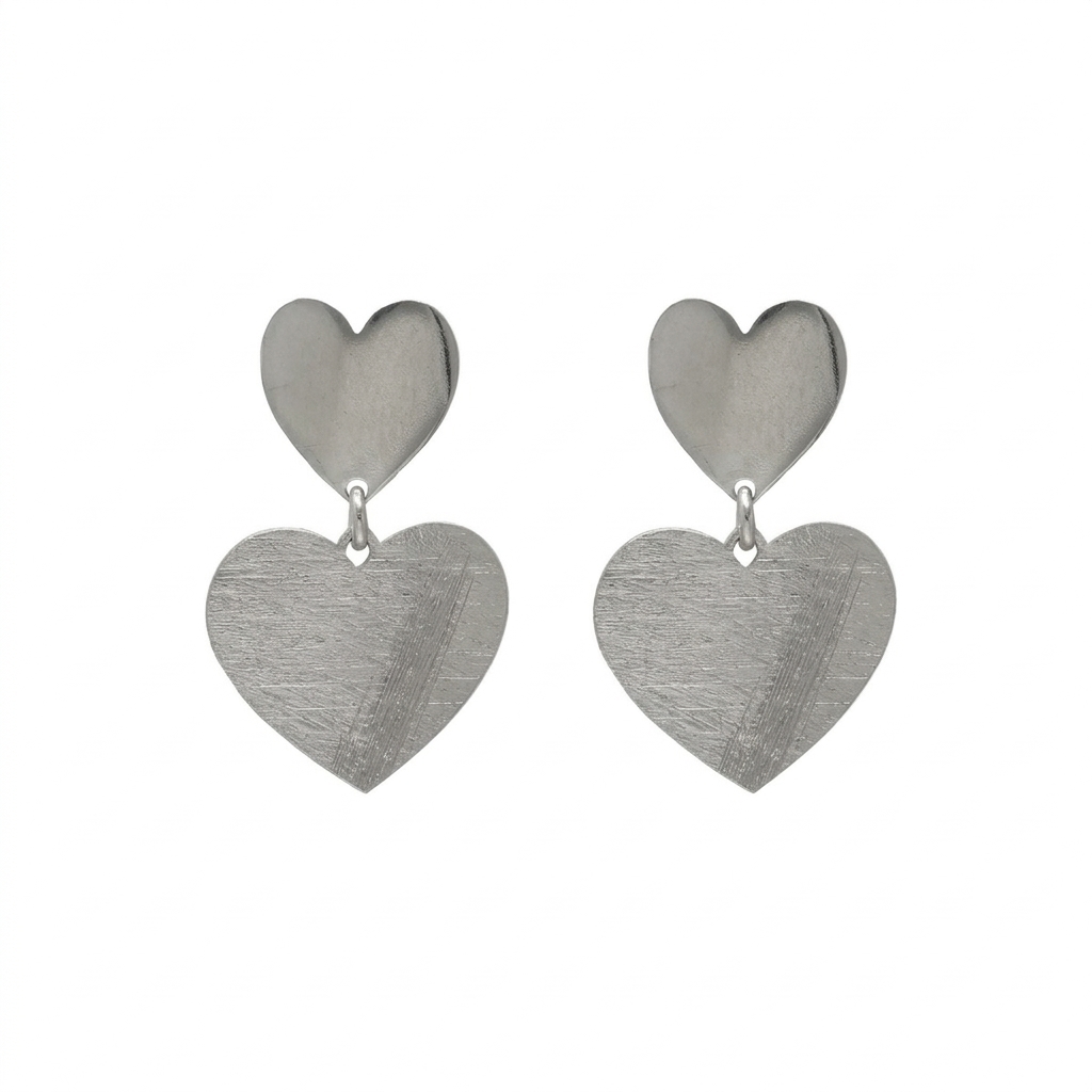 A5355-HT Pendientes 2 corazones A5355-HT