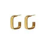 Pendientes aro cuadrado A5515-DT