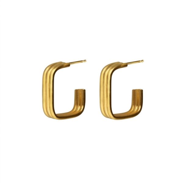 Pendientes aro cuadrado A5515-DT