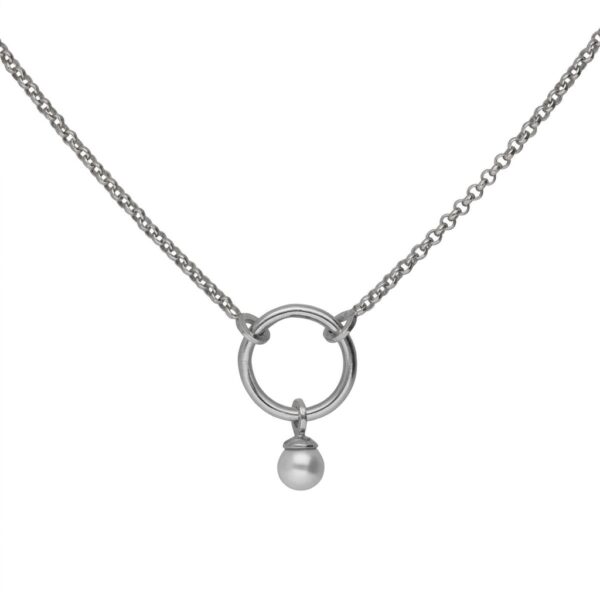 Collar perla circulo A5555-00HG