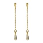 Pendientes largo con circonita A5625-07DG