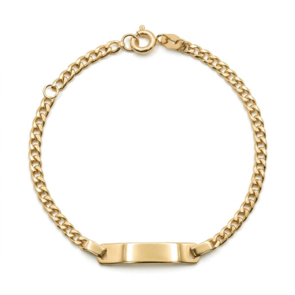 Esclava oro barbada 13-15cm
